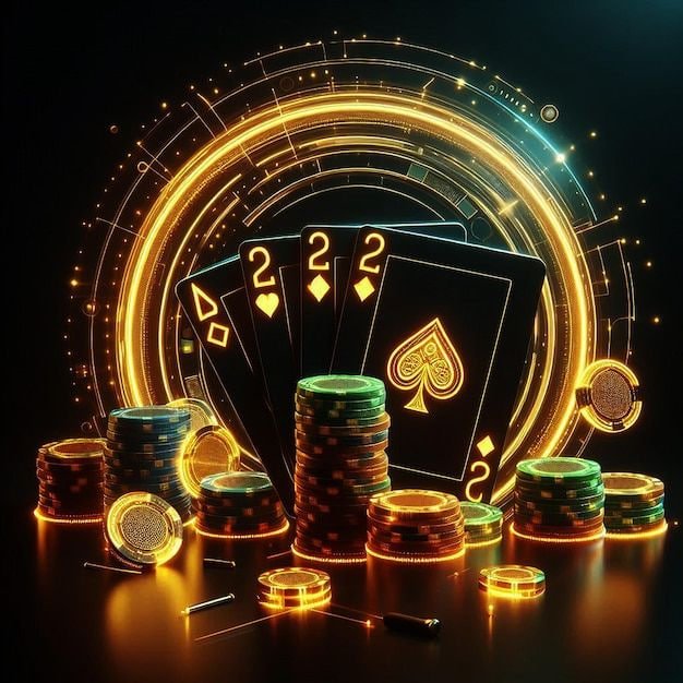 Ilustrasi pengguna santai menikmati hiburan olahraga dan casino di rumah